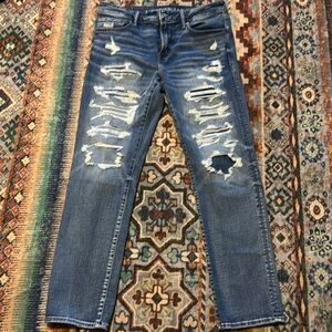 American Eagle men’s airflex jeans size 34/32 slim straight